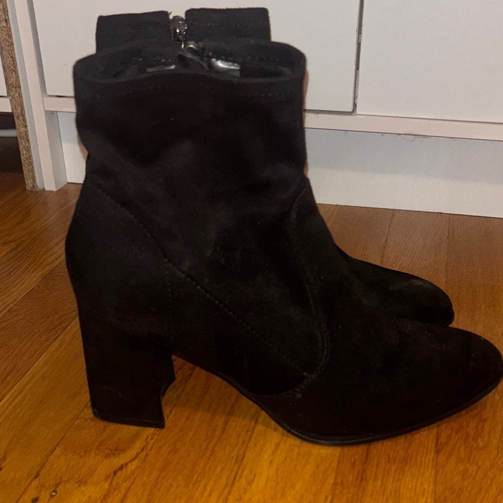Marc Fisher Balli Black Ankle Booties